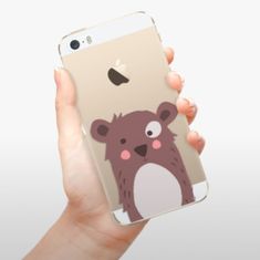 iSaprio Silikónové puzdro - Brown Bear pre Apple iPhone 5/5S/SE