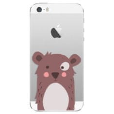 iSaprio Silikónové puzdro - Brown Bear pre Apple iPhone 5/5S/SE