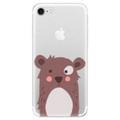 iSaprio Silikónové puzdro - Brown Bear pre Apple iPhone 7 / 8