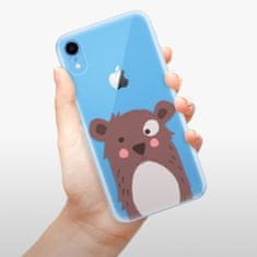 iSaprio Silikónové puzdro - Brown Bear pre Apple iPhone Xr