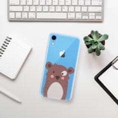 iSaprio Silikónové puzdro - Brown Bear pre Apple iPhone Xr