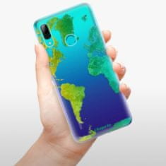 iSaprio Silikónové puzdro - Cold Map pre Huawei P Smart 2019