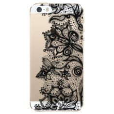 iSaprio Silikónové puzdro - Black Lace pre Apple iPhone 5/5S/SE