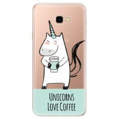 iSaprio Silikónové puzdro - Unicorns Love Coffee pre Samsung Galaxy J4+