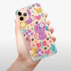 iSaprio Silikónové puzdro - Cat pattern 01 pre Apple iPhone 11 Pro Max