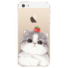 iSaprio Silikónové puzdro - Cat 03 pre Apple iPhone 5/5S/SE