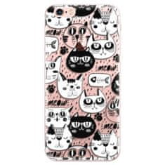 iSaprio Silikónové puzdro - Cat pattern 03 pre Apple iPhone 6 Plus