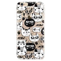 iSaprio Silikónové puzdro - Cat pattern 03 pre Apple iPhone 6 Plus