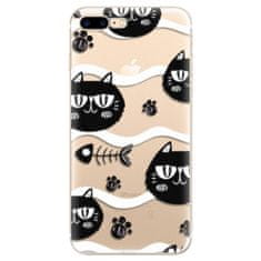 iSaprio Silikónové puzdro - Cat pattern 04 pre Apple iPhone 7 Plus / 8 Plus