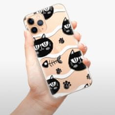 iSaprio Silikónové puzdro - Cat pattern 04 pre Apple iPhone 11 Pro