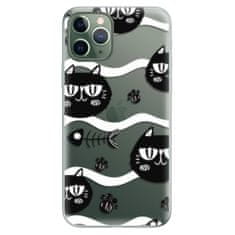 iSaprio Silikónové puzdro - Cat pattern 04 pre Apple iPhone 11 Pro