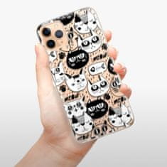 iSaprio Silikónové puzdro - Cat pattern 03 pre Apple iPhone 11 Pro Max