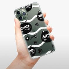 iSaprio Silikónové puzdro - Cat pattern 04 pre Apple iPhone 11 Pro