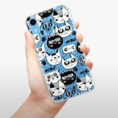 iSaprio Silikónové puzdro - Cat pattern 03 pre Apple iPhone Xr