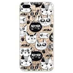 iSaprio Silikónové puzdro - Cat pattern 03 pre Apple iPhone 7 Plus / 8 Plus