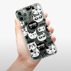 iSaprio Silikónové puzdro - Cat pattern 03 pre Apple iPhone 11 Pro Max