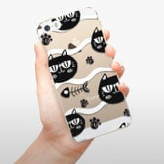 iSaprio Silikónové puzdro - Cat pattern 04 pre Apple iPhone 5/5S/SE