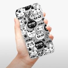 iSaprio Silikónové puzdro - Cat pattern 03 pre Apple iPhone 5/5S/SE