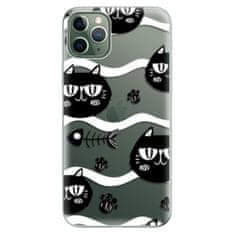 iSaprio Silikónové puzdro - Cat pattern 04 pre Apple iPhone 11 Pro Max