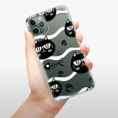 iSaprio Silikónové puzdro - Cat pattern 04 pre Apple iPhone 11 Pro Max