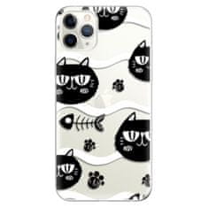 iSaprio Silikónové puzdro - Cat pattern 04 pre Apple iPhone 11 Pro Max