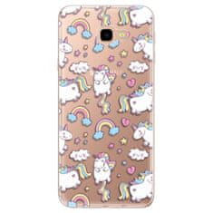 iSaprio Silikónové puzdro - Unicorn pattern 02 pre Samsung Galaxy J4+