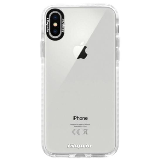 iSaprio Silikónové puzdro s bumperom - 4Pure - transparent pre Apple iPhone X