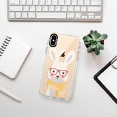 iSaprio Silikónové puzdro s bumperom - Smart Rabbit pre Apple iPhone Xs