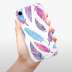 iSaprio Silikónové puzdro - Feather Pattern 10 pre Apple iPhone XR