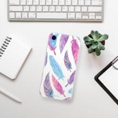 iSaprio Silikónové puzdro - Feather Pattern 10 pre Apple iPhone XR