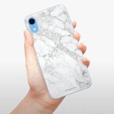 iSaprio Silikónové puzdro - SilverMarble 14 pre Apple iPhone XR