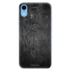 iSaprio Silikónové puzdro - Black Wood 13 pre Apple iPhone XR