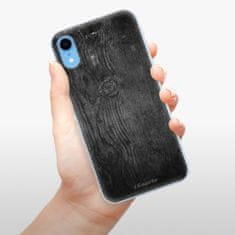 iSaprio Silikónové puzdro - Black Wood 13 pre Apple iPhone XR