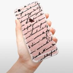 iSaprio Silikónové puzdro - Handwriting 01 - black pre Apple iPhone 6 Plus
