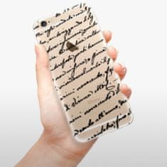 iSaprio Silikónové puzdro - Handwriting 01 - black pre Apple iPhone 6 Plus