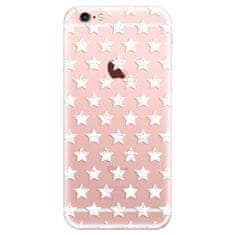 iSaprio Silikónové puzdro - Stars Pattern - white pre Apple iPhone 6 Plus