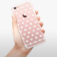 iSaprio Silikónové puzdro - Stars Pattern - white pre Apple iPhone 6 Plus