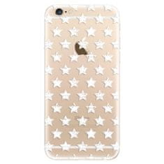 iSaprio Silikónové puzdro - Stars Pattern - white pre Apple iPhone 6 Plus