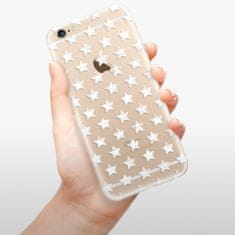 iSaprio Silikónové puzdro - Stars Pattern - white pre Apple iPhone 6 Plus