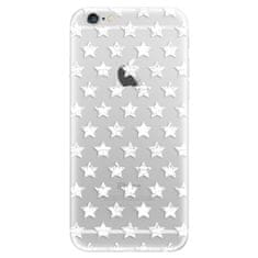 iSaprio Silikónové puzdro - Stars Pattern - white pre Apple iPhone 6 Plus