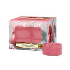 Yankee Candle Sviečky čajové , Ružový sorbet, 12 ks