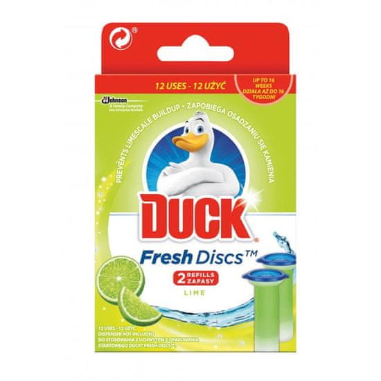 Duck Náhrada Fresh Discs WC gél 2 x 36 ml Limetka