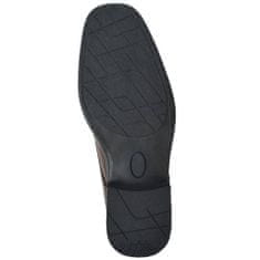 Vidaxl Pánske šnurovacie topánky, hnedé, veľkosť 41, PU koža