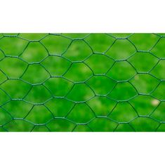 Vidaxl Drôtené pletivo, pozinkované a potiahnuté PVC 25x0,75 m, zelené