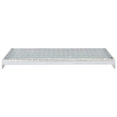 Vidaxl Schodiskové stupne 4 ks 800x240 mm zváraná pozinkovaná oceľ