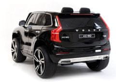 Beneo Elektrické autíčko Volvo XC90, čalúnené sedadlo, 2,4 GHz DO, kľúč, 2 X MOTOR, Dvojmiestne, čierne