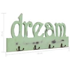 Vidaxl Nástenný vešiak DREAM 50x23 cm