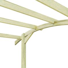 Vidaxl Záhradná pergola, impregnovaná borovica 180x197x210 cm