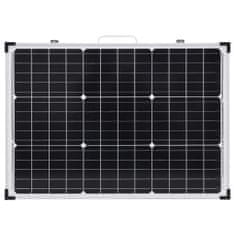 Vidaxl Skladací solárny panelový kufrík 120 W 12 V