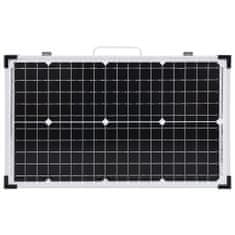Vidaxl Skladací solárny panelový kufrík 60 W 12 V